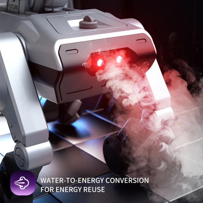 2025 New Intelligent Mechanical Dog With Gesture Induction Can Walk And Sing Dog Spray Control Electric Pet Dog Toys Kids Gifts