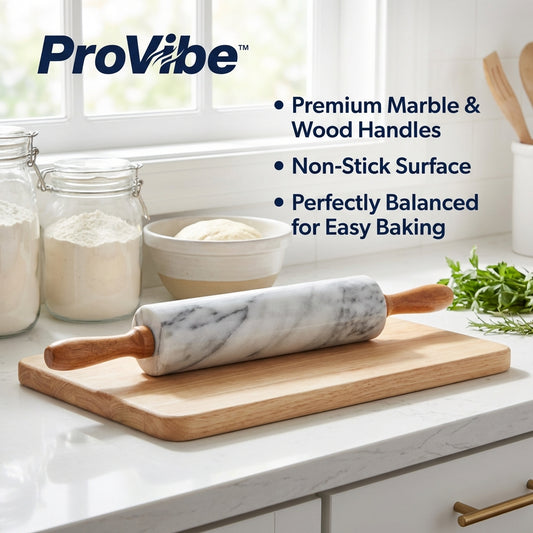 ProVibe™ Premium Marble Rolling Pin